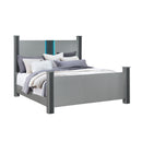 Lorenzo - 5 Piece Bedroom Set With Glittered Detailing by Unique Piece Furniture