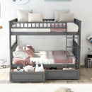 Bunk Bed With Drawers, Convertible Design by Unique Piece Furniture
