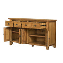 Farmhouse Cabinet Natural Wood by Unique Piece Furniture