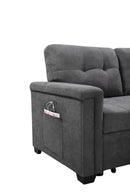 Ashlyn - Reversible Sleeper Sectional Sofa With Storage Chaise, USB Charging Ports And Pocket by Unique Piece Furniture