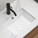 16 Inch Rectangle Undermount Bathroom Sink