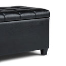 Sienna - Upholstered Storage Ottoman Bench by Unique Piece Furniture