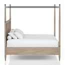 Transitional Styling Canopy Bed by Unique Piece Furniture