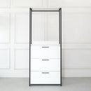 Fiona - Freestanding 3 Tower Closet System, 7 Shelf Walk-In - White