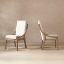 Lennox - High Back Upholstered Dining Chair (Set of 2) - Light Beige by HouseOfZazla
