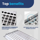 AC Register Vent Cover 8X4 Inch - Box of 16
