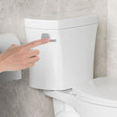 Gloss 2 Piece Toilet With 1.28 Gpf Tornado Flush, Rimless Bowl, Soft Closing Seat - Gloss White by HouseOfZazla