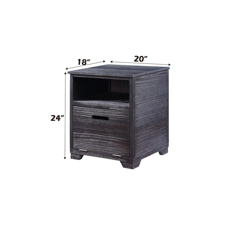 Kamilia - End Table - Antique Black, photo 2 of 2