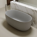 47'' Freestanding Bathtub Resin Stone Soaking Bathtub
