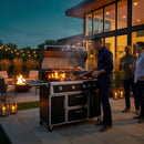49'' Stainless Steel Standard Grill Featuring Infrared Back Burner