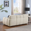 64.96 length, 35.83" deepth, human body structure for USA people, marshmallow sofa,boucle sofa, 2 seater, BEIGE BOUCLE