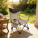 Outdoor Folding Camping Chair with Adjustable Recline by HouseOfZazla