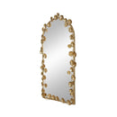 Full Length Arched Wall Mirror With en Leaf Accents Decorative Mirror For Living Room Bedroom - Gold by HouseOfZazla