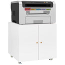 Office Furniture Copier Cabinet 2 Door Steel Copier Stand Mobile Pedestal File Printer Stand by HouseOfZazla