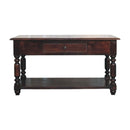 Turned Legs Drawer Table by Unique Piece Furniture
