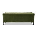 Josephine 84.5" Upholstered Modern Sofa, Olive