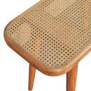 Larissa - Rattan Bench - Oak by Unique Piece Furniture