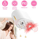 2 IN 1 Electric Scalp Massager And Hair Oil Applicator For Essential Oil Hair Growth Treatment Type-C Rechargeable IPX5 Waterproof Red Light Therapy V