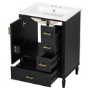 Traditional Bathroom Vanity Set With Soft Close Doors