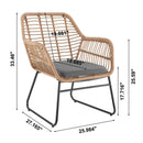 Antibes - 4 Piece Outdoor Conversation Set by HouseOfZazla