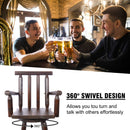 Rustic Bar Stool, Fir Wood Construction, Wide Armrest by HouseOfZazla