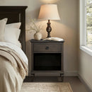 Victoria - Nightstand With Open Storage by HouseOfZazla