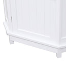Bathroom Cabinet Triangle Corner Storage Cabinet With Adjustable Shelf Modern Style by HouseOfZazla