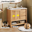 36" Bathroom Vanity with Ceramic Sink