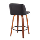 Toriano - Mid Century Modern, Counter Stool (Set of 2) by Unique Piece Furniture