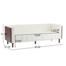 Contemporary 3 Seater Sofa With Tufted Design
