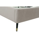 Crosby - Bed With Upholstered Headboard And Slats by HouseOfZazla