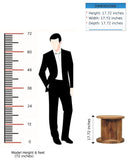 Close Knit Corner End Table - Oak by HouseOfZazla