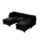 96.5" Sectional Couch for Living Room, Upholstered with Storage