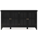 Artisan - Handcrafted Wide 4 Door Storage Cabinet by HouseOfZazla