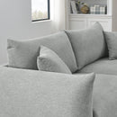 78.8" Modern Couch for Living Room Sofa,Solid Wood Frame and Stable Metal Legs, 2 Pillows, Sofa Furniture for Apartment