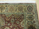 6' X 9' Handmade India Floral Oriental Wool Rug Carpet Tea Wash Red Hand Knotted