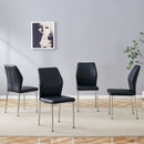 Luxury Simple High Resilience Dining Chair With Metal Legs by HouseOfZazla