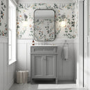 Bathroom Vanity With 2 Doors And Tip Out Drawer, Soft Closing Hinges by HouseOfZazla