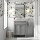 Bathroom Vanity With 2 Doors And Tip Out Drawer, Soft Closing Hinges by Unique Piece Furniture