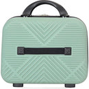 2Piece Luggage Sets ABS Lightweight Suitcase, Spinner Wheels, (20/14) OLIVE GREEN