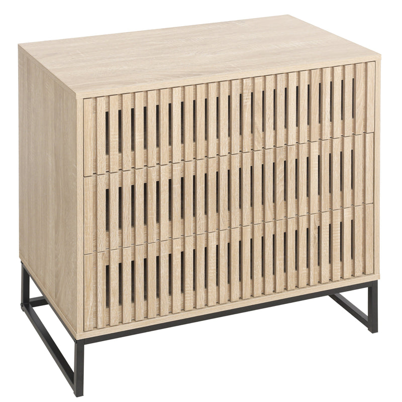 3 drawer cabinet, Accent Storage Cabinet, Suitable for Living Room, Bedroom, Dining Room, Study