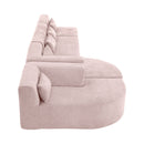 Upholstered Sofa Free Combined Sofa Couch With 2 Chaise Lounge And Five Back Pillows For Living Room by HouseOfZazla
