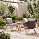 Patio Chair with Cushions (Set of 2)