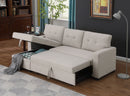 Upholstered Pull Out Sectional Sofa With Chaise by HouseOfZazla