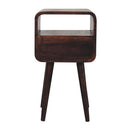 Mini Curve Open Bedside Nightstand by HouseOfZazla