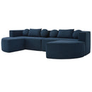 Boneless - Couch Modular Sectional Sofa With Deep Seating And Curved Design by HouseOfZazla