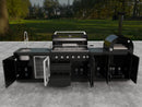 Premium 128-Inch Stainless Steel Gas Outdoor Kitchen Grill
