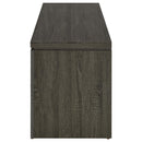 2 Drawer TV Console With Floating Top - Gray