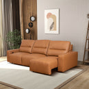 Grant - Triple Power Convertible Sofa - Cognac by HouseOfZazla