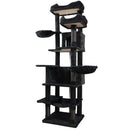 68in Multi-Level Cat Tree Tower with Hammocks & Scratching Posts